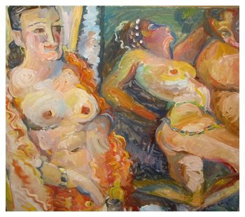 Selbstportrait.mit.2.T�nzerinnen.jpg