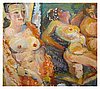 Selbstportrait.mit.2.T�nzerinnen.jpg