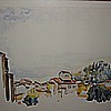 Aquarell mit Kirche gerahmt 80x60.JPG